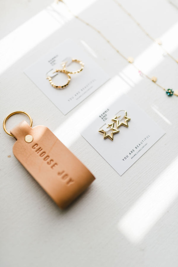 gold star huggie 14k | earring