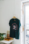 keep going keep growing | forest green tee