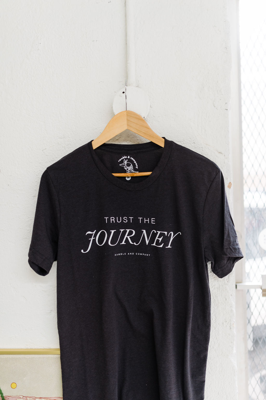 trust the journey | charcoal tee