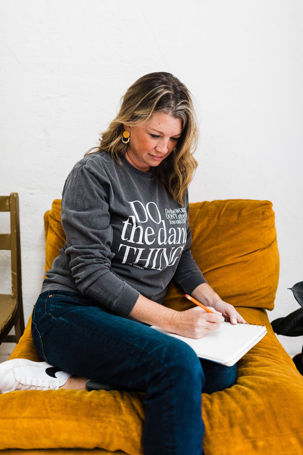 do the dang thing | pepper long sleeved comfort colors tee