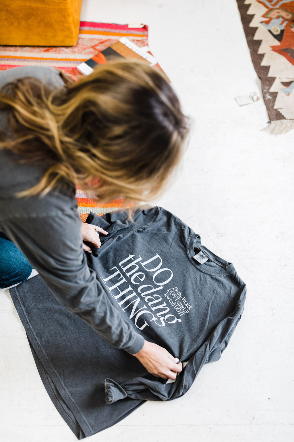 do the dang thing | pepper long sleeved comfort colors tee