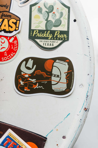 beer lasso | sticker