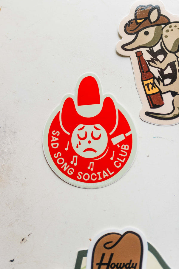 sad song social club | country music sticker