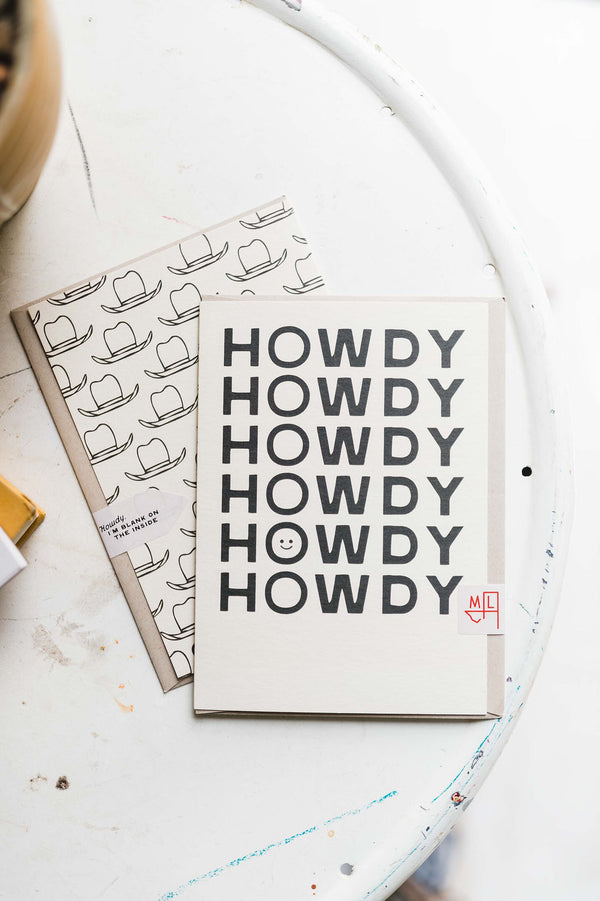 happy little howdy | card