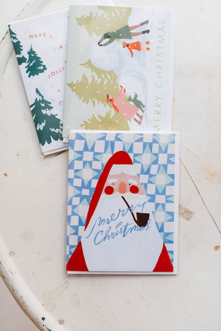 santa pipe | card