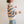 oversized french terry pullover | denim + apricot
