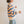 oversized french terry pullover | denim + apricot
