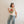 lets be brave | ivory comfort colors boxy crop tee