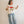 lets be brave | ivory comfort colors boxy crop tee