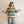 oversized mineral washed terry stripe pullover | honey combo