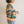 oversized mineral washed terry stripe pullover | honey combo
