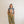 retro floral drawstring pants | mustard + olive