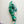floral tassel bandana | green + blue