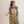 retro floral drawstring pants | mustard + olive