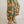 retro floral drawstring pants | mustard + olive