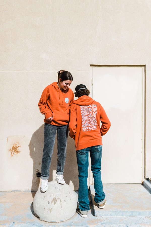 wavy wichita falls texas | pigment amber hoodie