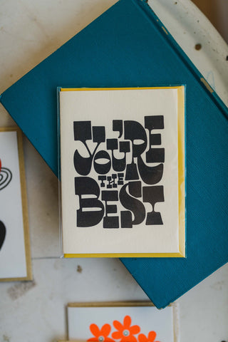 you're the best | card