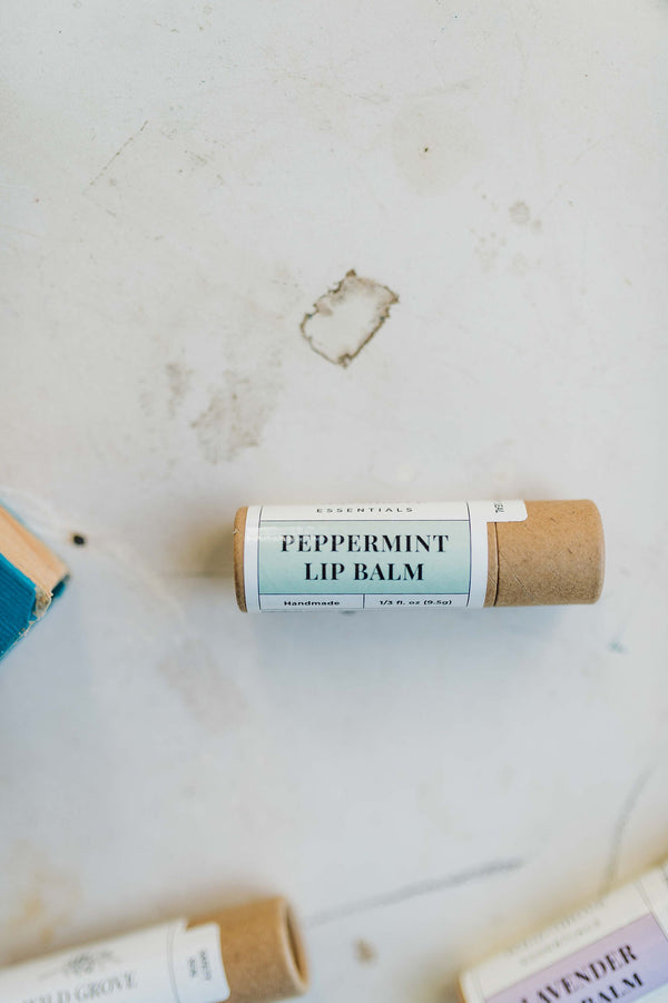 all-natural beeswax lip balm | peppermint