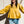 tie-front tiered top | mustard