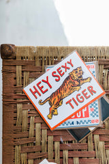 hey sexy tiger | notecard