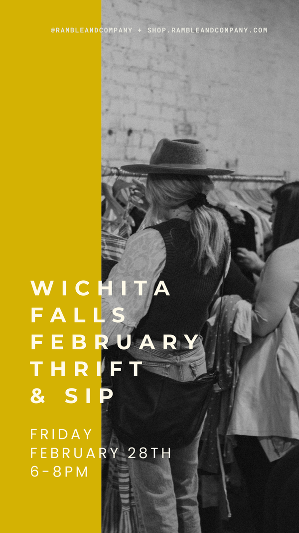 February Thrift + Sip | WICHITA FALLS, TX