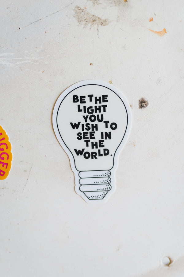 be the light | sticker
