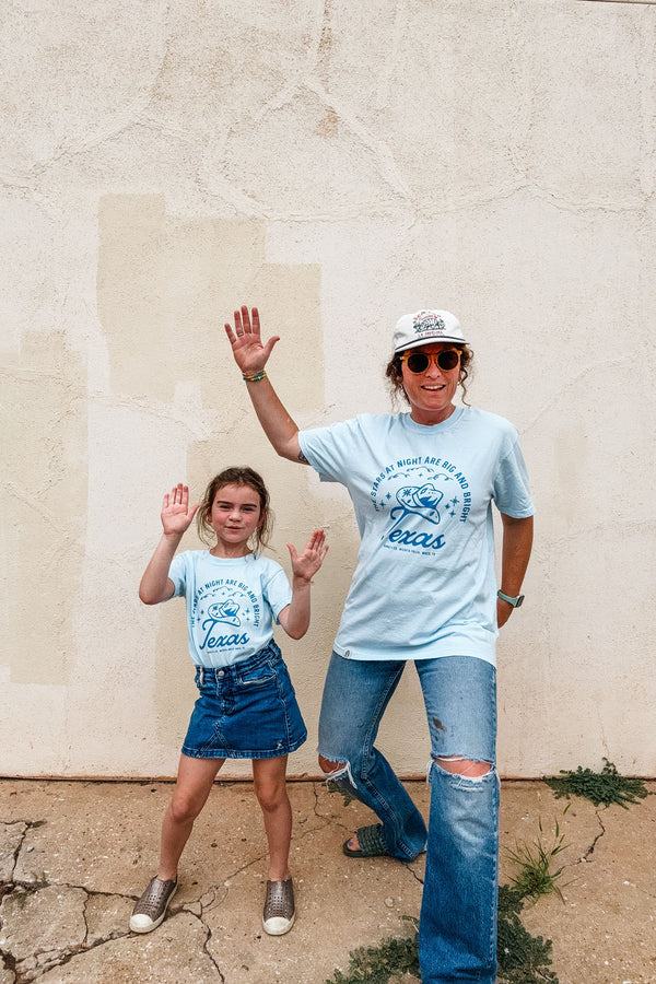 stars at night | chambray comfort colors tee