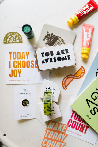 you are awesome | mini note set