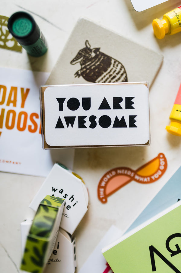 you are awesome | mini note set