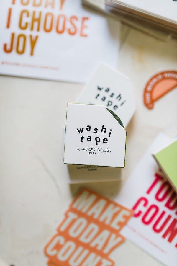 washi tape | lush leaves