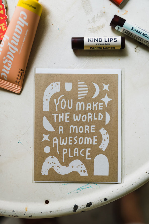 awesome place | notecard