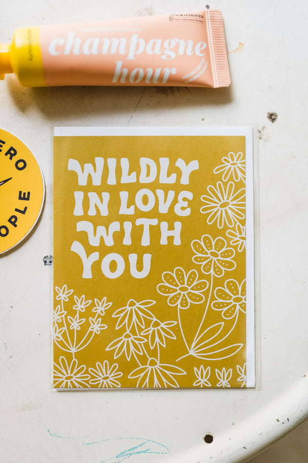 wildly in love with you | notecard