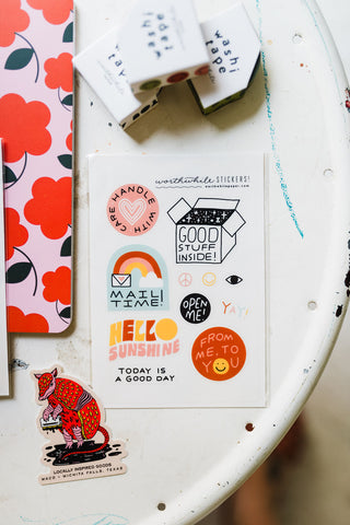 sticker sheet | snail mail