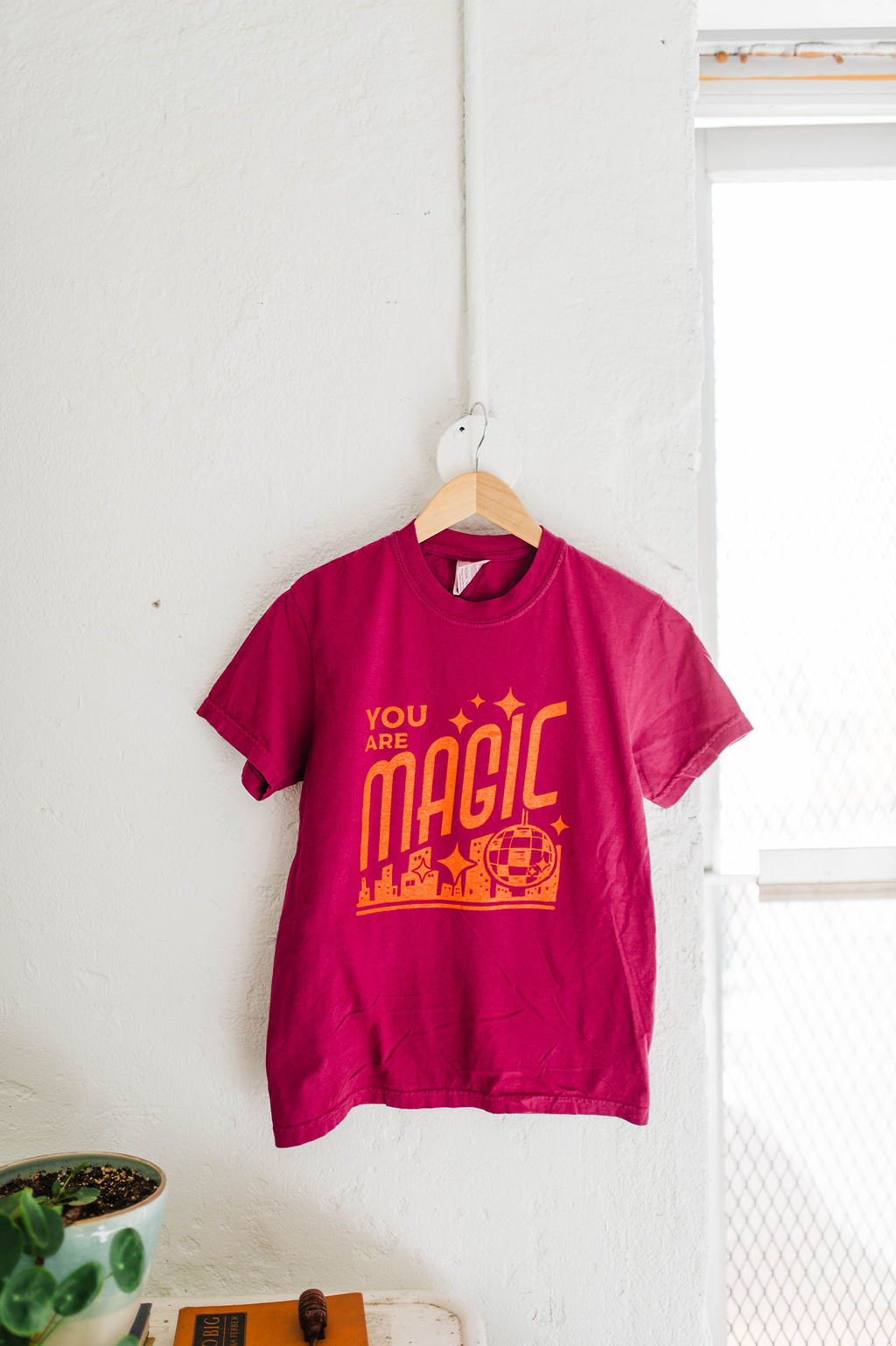 you are magic | boysenberry comfort colors tee