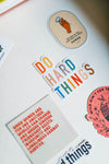 do hard things | sticker