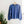 warm long sleeve french terry sweatshirt | dusty indigo