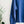 warm long sleeve french terry sweatshirt | dusty indigo