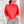 warm long sleeve french terry sweatshirt | coral