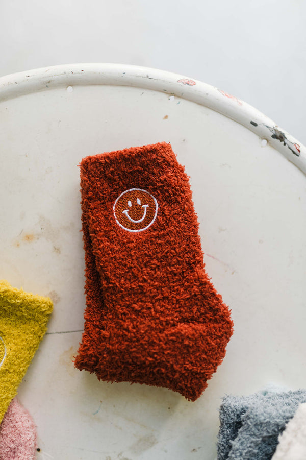 cozy smile socks | multi colors