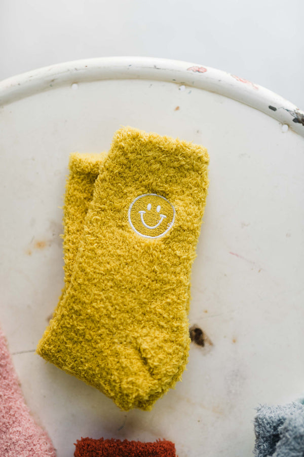 cozy smile socks | multi colors