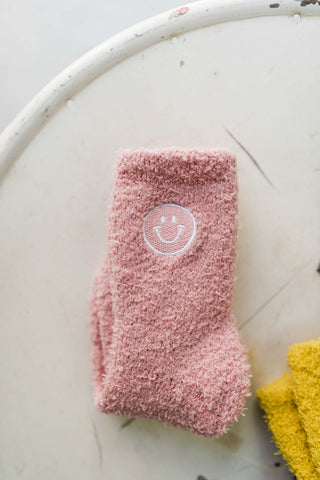 cozy smile socks | multi colors