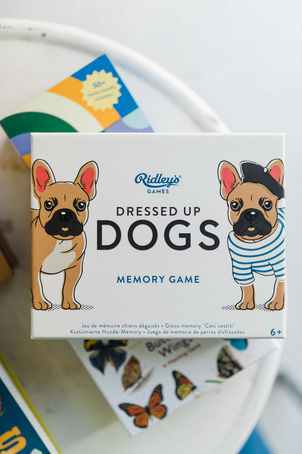 dressed up dogs | memory game