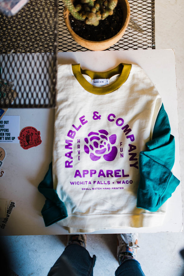 ramble rose  | sundee ramble boxy sweatshirt