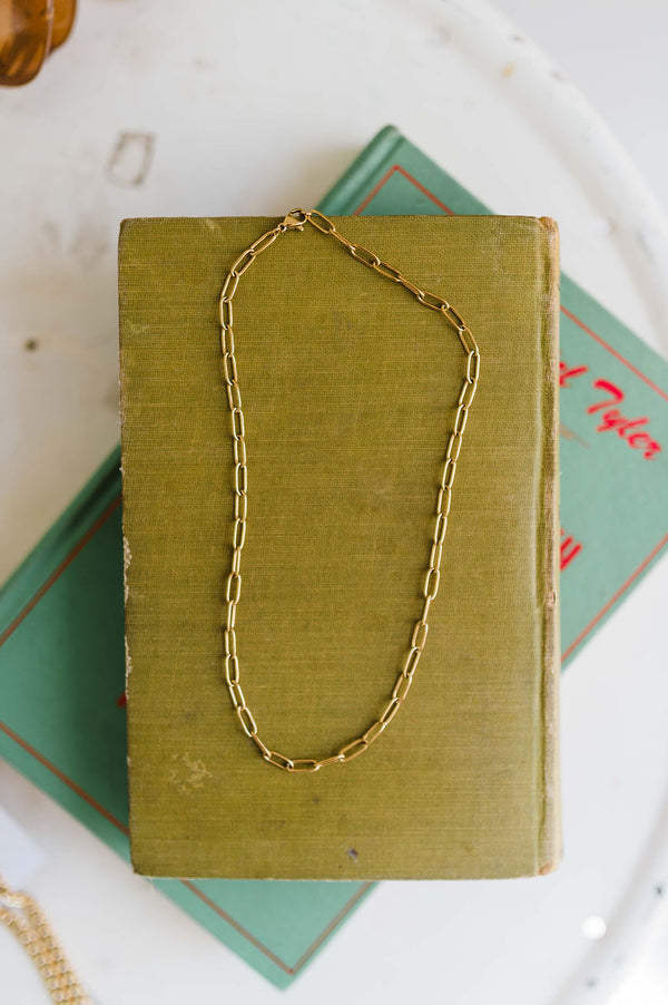 chain necklace | 18K gold