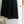 romantic high-waist midi skirt | black