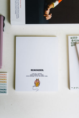 reminder | notepad by ramble & co