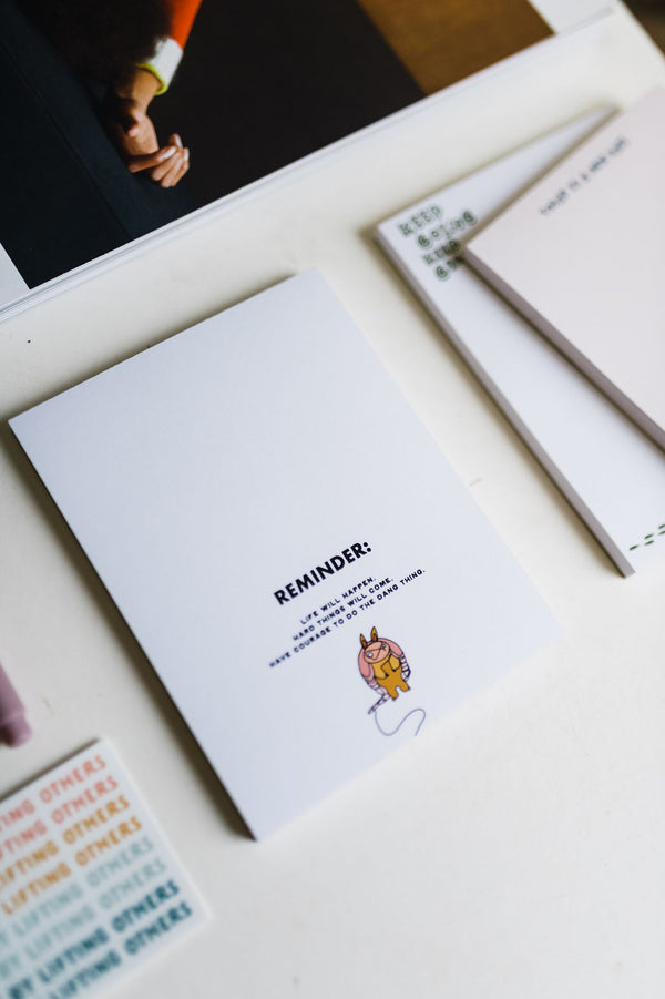 reminder | notepad by ramble &amp; co