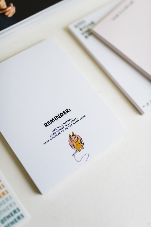 reminder | notepad by ramble & co