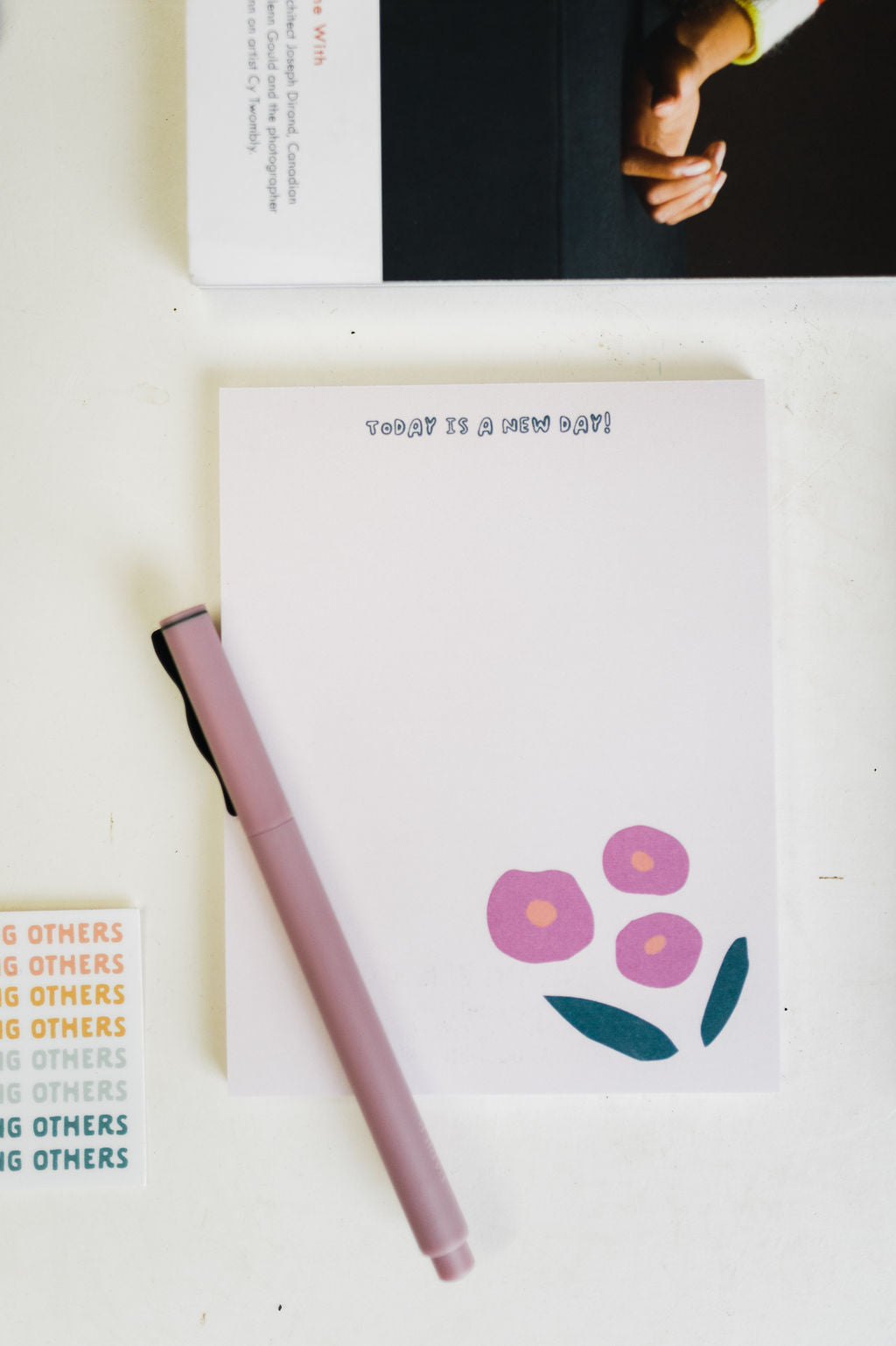 today is a new day | notepad by ramble & co