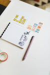 don't give up armadillo | notepad by ramble & co